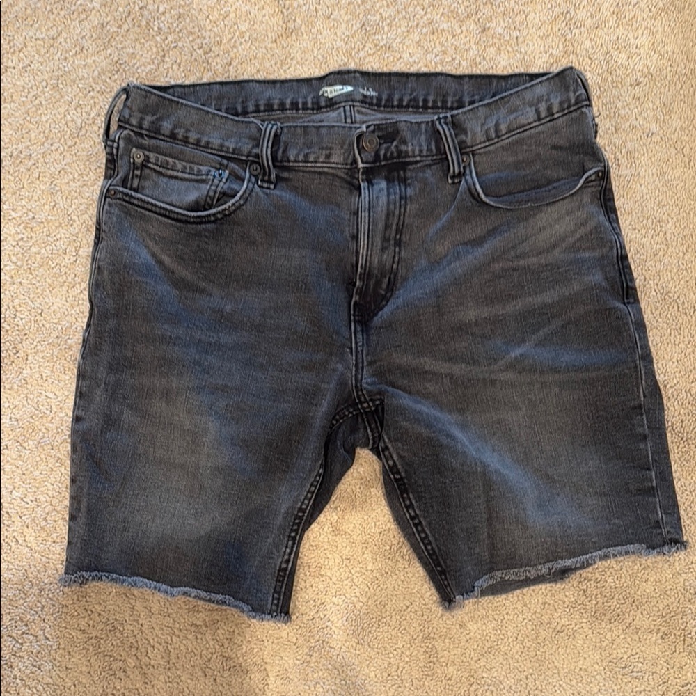 Old Navy Black Jean Shorts Summer Essential